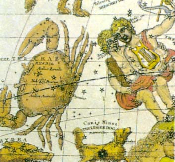 巨蟹座古星圖